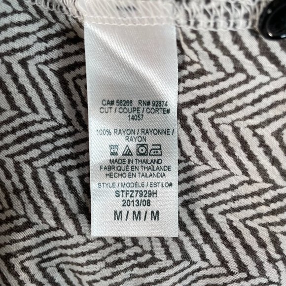 Splendid Black and White Blouse - Picture 5 of 5